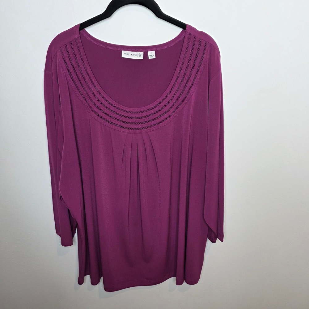 Susan Graver Blouse Womens 2X‎
